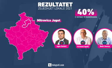 Mbi 40 për qind të votave numërohen, Bedri Hamza prin në Mitrovicë të jugut