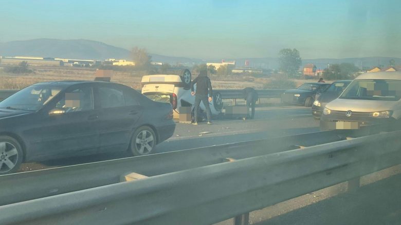 Katër të lënduar në aksidentin që ndodhi në magjistralen Prishtinë-Fushë Kosovë