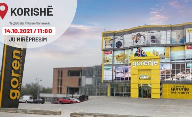Gorenje Department Store tani edhe në Korishë të Prizrenit