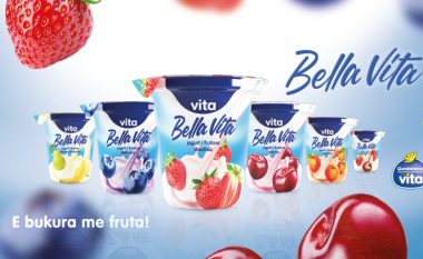 Qumështorja Vita vjen me një produkt të ri me 6 shije të ndryshme, “BELLA VITA” – E bukura me fruta! 