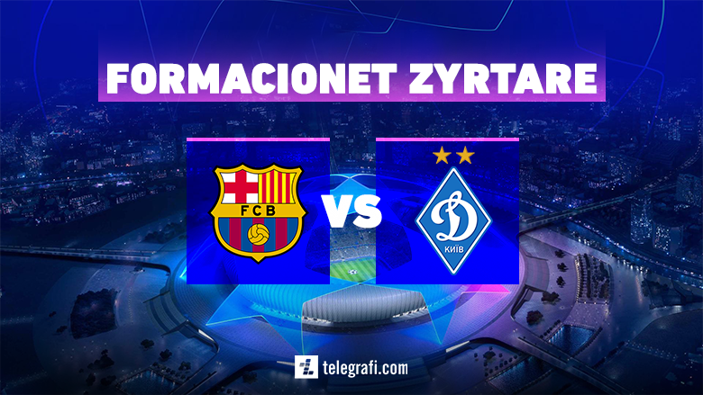 Formacionet zyrtare: Barcelona doemos duhet të fitojë ndaj Dynamo Kyivit