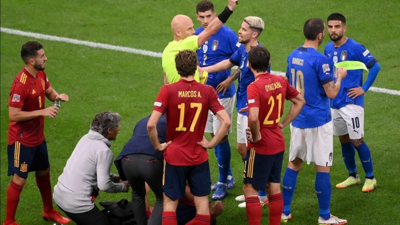 Bonucci kërkon falje për kartonin e kuq ndaj Spanjës
