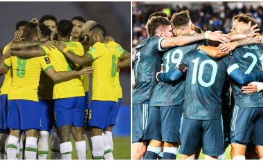Brazili fiton thellë ndaj Uruguait, Argjentina me vështirësi ndaj Perusë