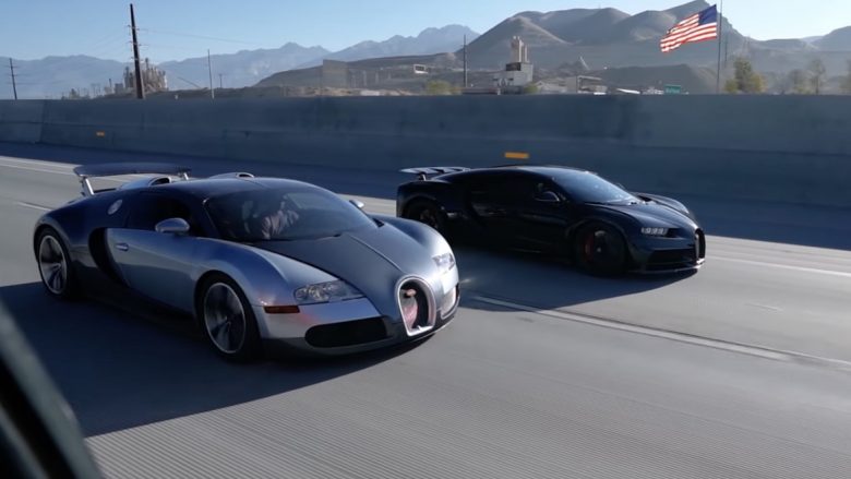 Pamje që tregojnë se nëse doni “të turpëroni” një pronar të Bugatti, silljani një Bugatti më të shpejtë