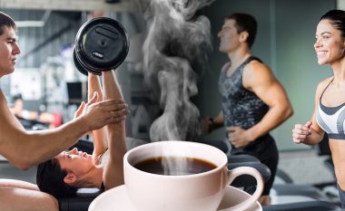 Dy filxhanë kafe para stërvitjes rrisin qëndrueshmërinë
