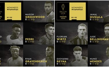 Kandidatët ‘Kopa Trophy’, apo lojtari më i mirë i ri – 10 yjet e së ardhmes