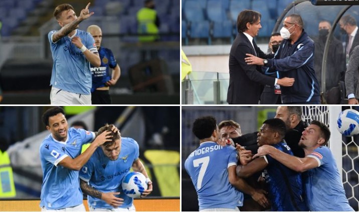 Lazio fiton me rikthim sensacional ndeshjen e zjarrtë dhe të tensionuar ndaj Interit