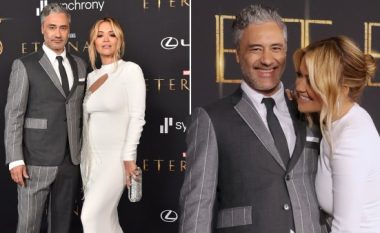 Rita Ora dhe partneri i saj Taika Waititi shkëlqejnë në premierën e “Eternals”, shfaqen të dashuruar përkrah njëri-tjetrit