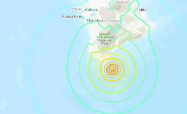 Dy tërmete të fuqishme goditën brigjet e Hawaiit