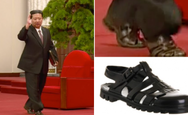 Kim Jong-Un shihet duke ecur në tapetin e kuq me sandale – analisti spekulon se çfarë do të thotë kjo
