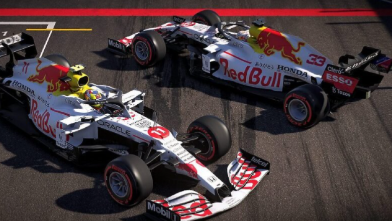 Pamje speciale e bolidit të Red Bull Honda e disponueshme në video-lojën F1 2021