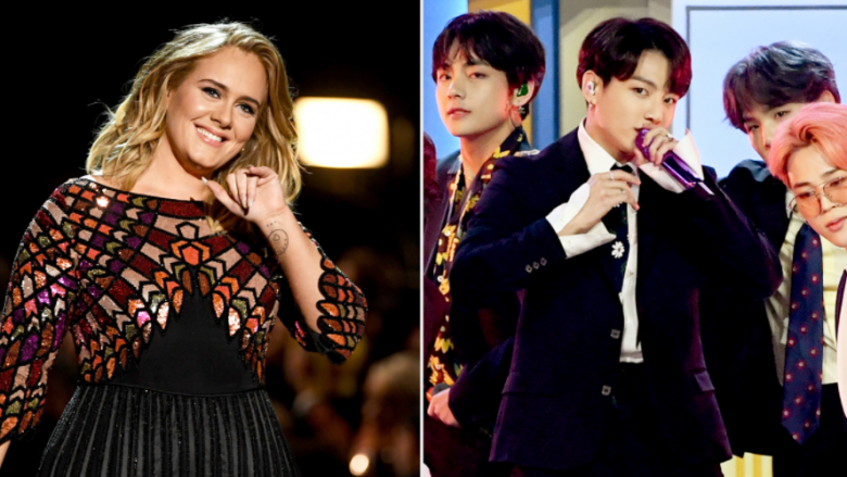 Kënga e re e Adele thyen rekordin e BTS me më së shumti transmetime gjatë një dite në Spotify