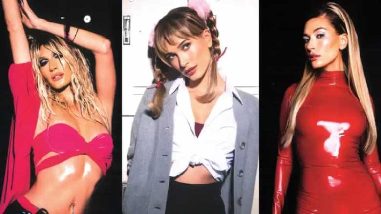 Hailey Bieber rikrijon disa nga dukjet më ikonike të Britney Spears ndër vite, si kostume për natën e Halloween