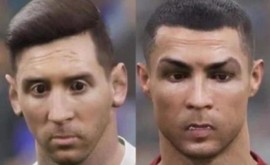 Pro Evolution Soccer e re ka dështuar plotësisht: Shikoni se si duken Messi dhe Ronaldo