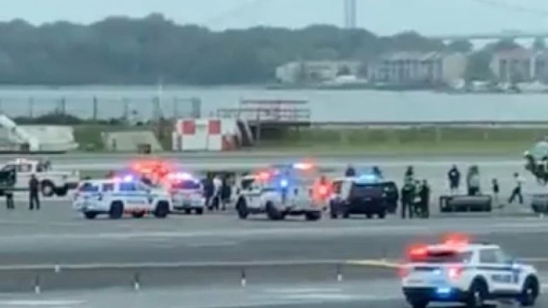 Aeroplani evakuohet në aeroportin LaGuardia të Nju Jorkut pas raportimit për një pako të dyshimtë shkaktoi një ulje emergjente