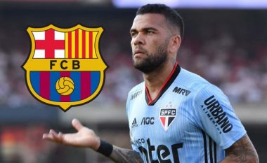 Dani Alves i vet ofrohet Barcelonës pas largimit nga Sao Paolo