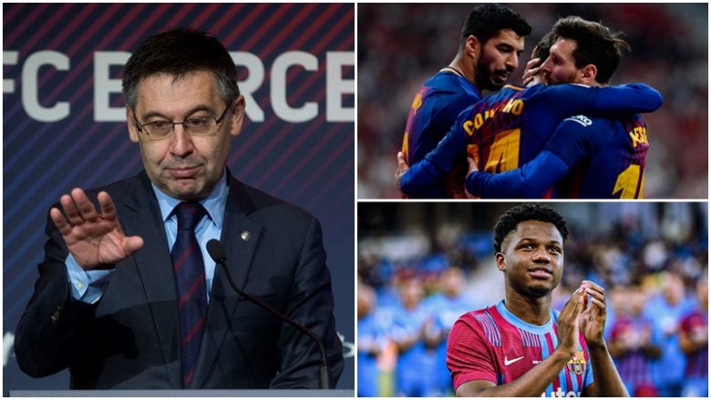 Bartomeu: Messi dhe Suarez më thanë ta bleja Coutinhon, kemi refuzuar 150 milionë euro për Ansu Fatin