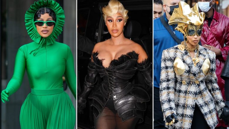 Të gjitha pamjet ikonik të Cardi B gjatë Javës së Modës në Paris