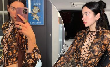 Dua Lipa shfaqet e veshur me shumë stil teksa shijon një mbrëmje argëtuese me miqtë