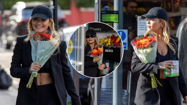 Rita Ora fotografohet rrugëve të Londrës pas rikthimit nga Amerika, tërheq vëmendje me dukjen e thjeshtë