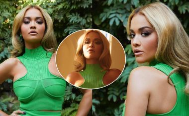 Rita Ora mahnitëse në fotosesioni e ri, vë në pah linjat trupore në fustan elegantë