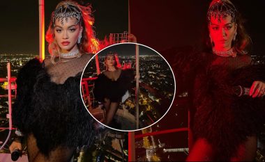 “Momente nga Parisi”, Rita Ora e quan çmenduri performancën në Kullën Eiffel