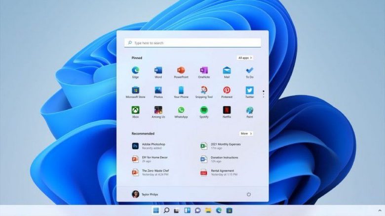 Windows 11 lansohet me menunë fillestare të ridizajnuar