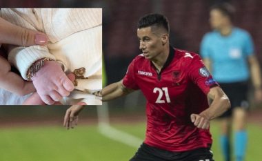 Futbollisti shqiptar, Odise Roshi bëhet baba për herë të parë