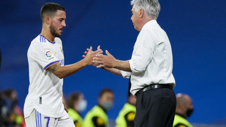 Ancelotti për largimin e Hazard: Nëse ndonjë lojtar kërkon largimin nga Real Madridi, dyert i ka të hapura