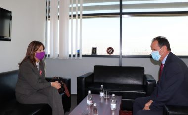 Kryetari i Gjykatës Supreme dhe ministrja Haxhiu bisedojnë për mundësitë e bashkëpunimit  