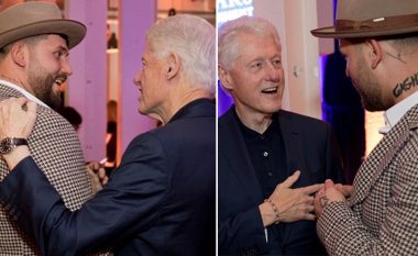 Reperi Gashi takohet me Bill Clintonin në Amerikë, thotë se është i nderuar ta ketë pjesë të albumit të tij