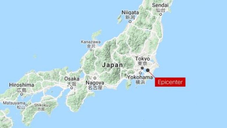 Një tërmet me magnitudë 5.9 tronditi prefekturën Chiba në veriperëndim të Japonisë