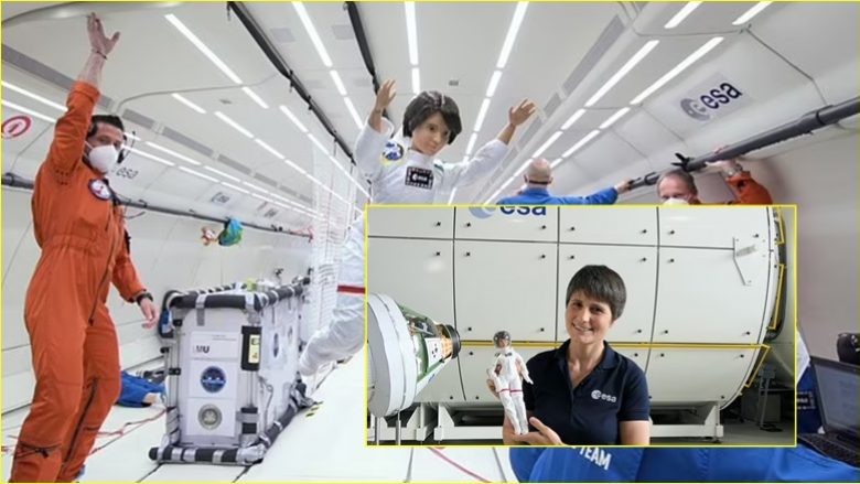 Barbie (astronautja) niset me një fluturim me gravitet zero për të frymëzuar vajzat e reja