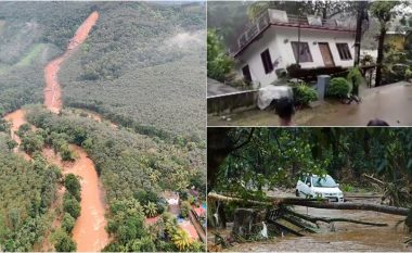 Momenti kur “zhduket” shtëpia: Të paktën 25 të vdekur nga rrëshqitjet e tokës dhe përmbytjet në Indi