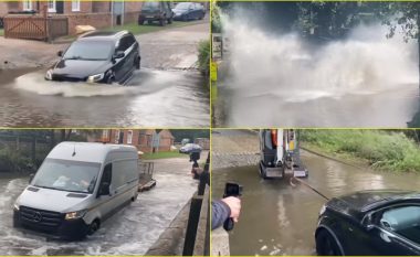 Këta shoferë në Mbretërinë e Bashkuar menduan se po vozisnin nëpër “një pellg”, por matjen u dolën gabim!