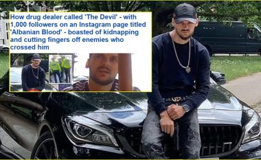 Ballë për ballë me ‘Djallin’: Daily Mail sjell rrëfimin e të riut nga Tropoja – faqen e tij ‘Albanian Blood’ dhe tregtinë shumë milionëshe të kanabisit në Britani