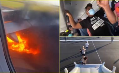 Të tmerruar, pasagjerët u evakuuan: Motori i aeroplanit shpërtheu në zjarr, pasi goditi një zog të madh – gjatë ngritjes nga Atlantic City