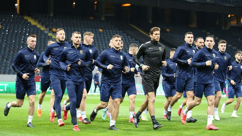 Kosova kryen stërvitjen në “Friends Arena”, gati për Suedinë