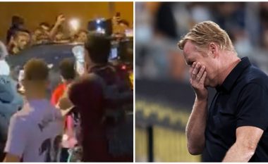 Eskaloi situata jashtë Camp Nout: Tifozët e Barcelonës sulmuan Koemanin, vjen reagimi i klubit