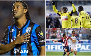 Tetë yjet e mëdhenj që luajtën për klube pothuajse të panjohura: Emra si Eto’o, Ronaldinho e Guardiola në mesin e tyre