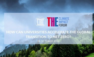 UBT ftohet në Forumin Botëror për Ndryshimet Klimatike – Climate Impact Forum
