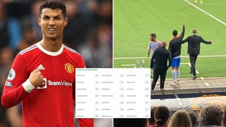 Ronaldo ka më shumë shanse se disa trajnerë të njohur për të zëvendësuar Solskjaerin