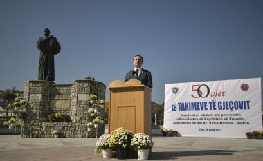 Kurti në ceremoninë e gurthemelit të monumentit “Nëna e Zymit”: Dashuria e nënës është shprehje e çdoditshme e përjetësisë