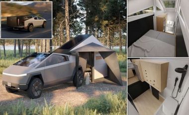 Musk prezanton konceptin e Tesla Cybertruck, mikro-shtëpia në rrota – ka shtrat për dy persona, kuzhinë e dhomë ndeje