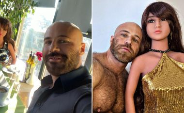 E para i “shpërtheu”, bodybuilderi nga Kazakistani shkon në muajin e mjaltit me “gruan” e dytë – është një kukull plastike