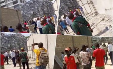 Pamje rrëqethëse nga Nigeria, shembet ndërtesa 21-katëshe – mbi 50 persona ngecin nën rrënoja