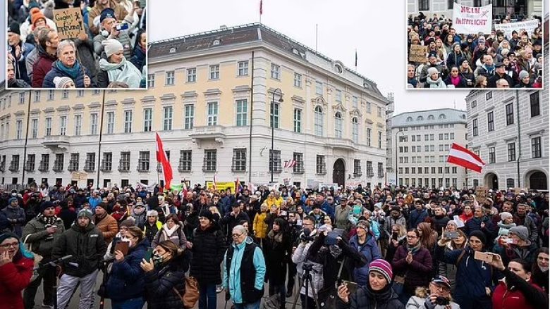 Austria nga e hëna aplikon masën e izolimit për personat e pavaksinuar