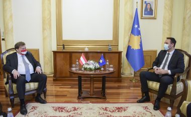Konjufca takon ambasadorin e Austrisë, merr mbështetje për procesin e liberalizimit të vizave
