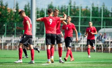 Shqipëria U19 merr fitore komode ndaj Maqedonisë së Veriut U19 në kualifikimet për Kampionatin Evropian