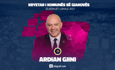 Ardian Gjini fiton edhe një mandat për të qeverisur në Gjakovë